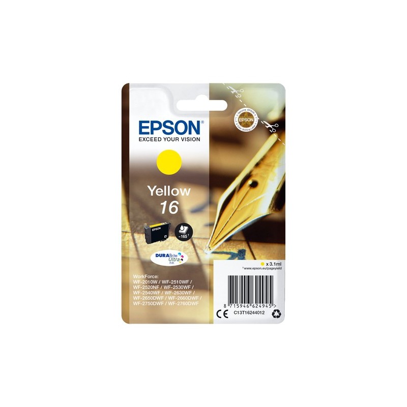 Epson Pen and crossword Cartuccia Penna e cruciverba Giallo Inchiostr