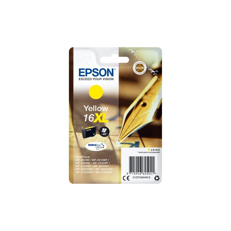 Epson Pen and crossword Cartuccia Penna e cruciverba Giallo Inchiostr