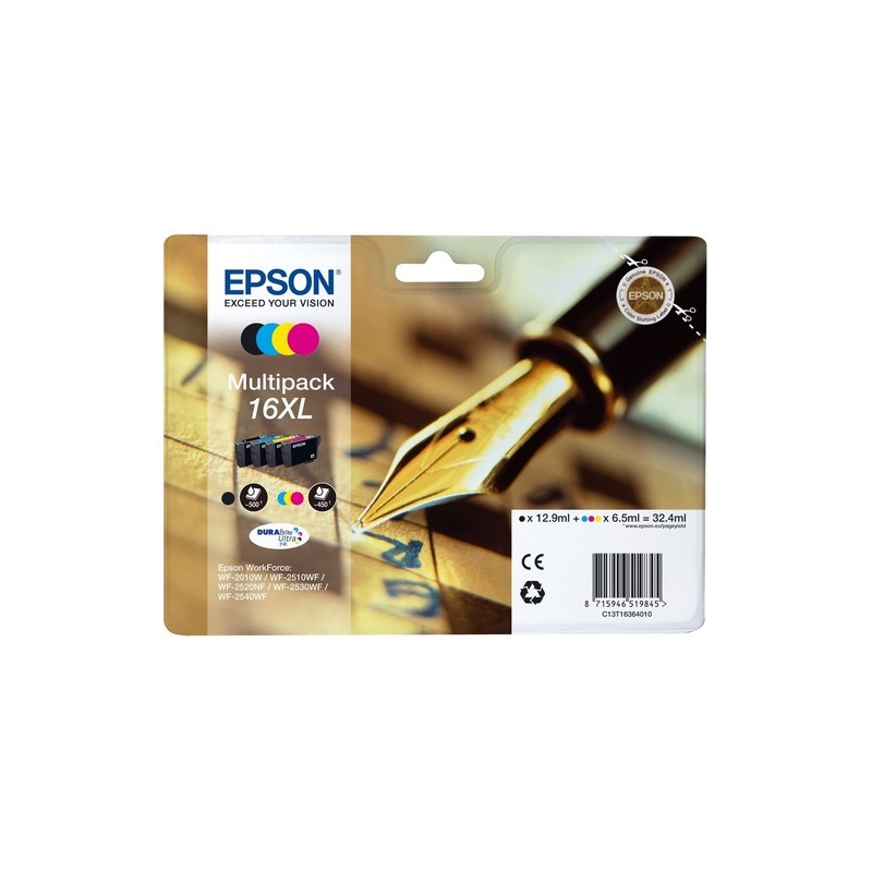 Epson Pen and crossword Multipack 16XL 4 colori