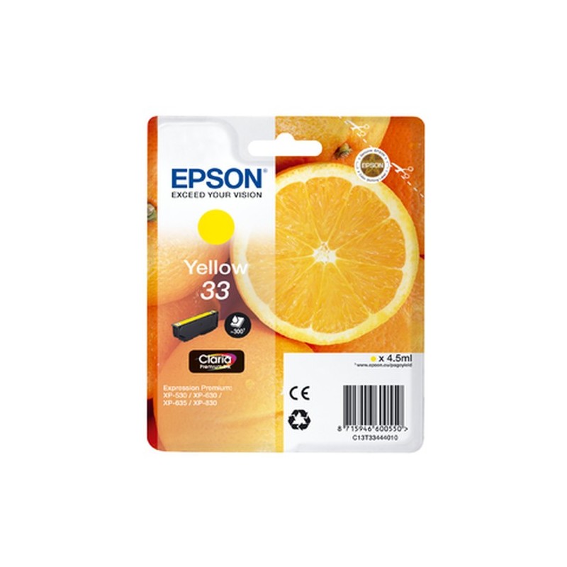 Epson Oranges C13T33444010 cartuccia d'inchiostro 1 pz Originale Gial