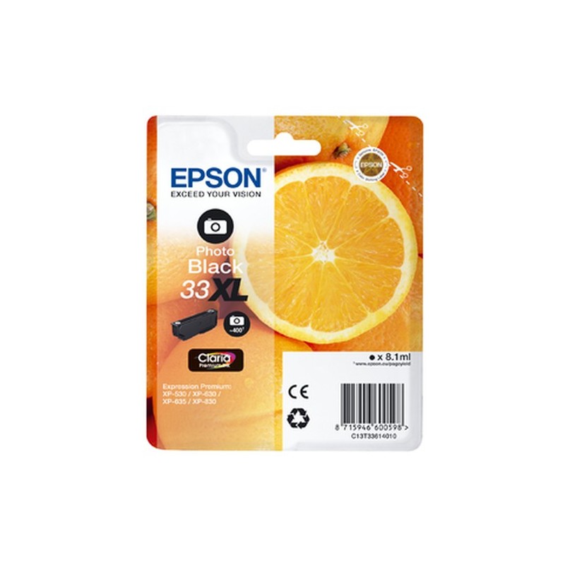 Epson Oranges C13T33614010 cartuccia d'inchiostro 1 pz Originale Nero