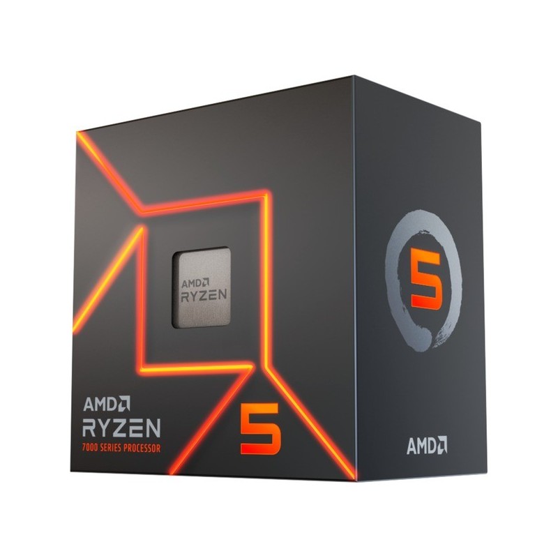 AMD CPU RYZEN 5 7600 52GHZ 6 CORE AM5 SERIE 7000 CAHCE 38MB 65W