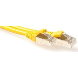 Cavo patch ACT giallo SFTP CAT6A da 7 metri antigroviglio con connett