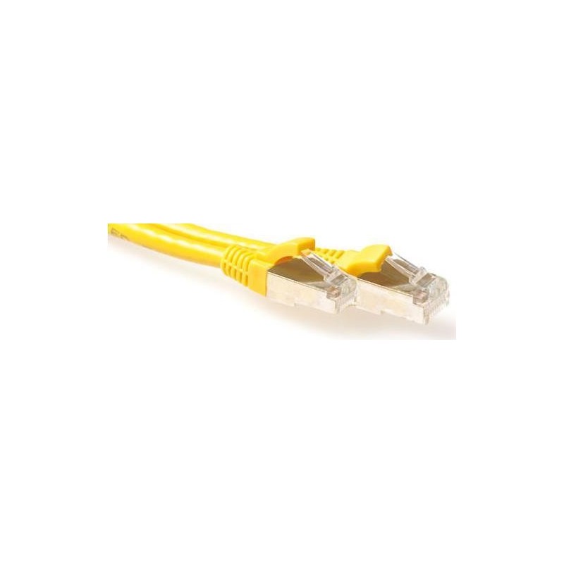 Cavo patch ACT giallo SFTP CAT6A da 7 metri antigroviglio con connett