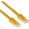 Cavo patch ACT giallo LSZH U/UTP CAT6 da 7 metri con connettori RJ45.