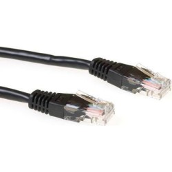 Cavo di rete ACT IB9900 nero 05 m Cat6 U/UTP (UTP) (IB9900)