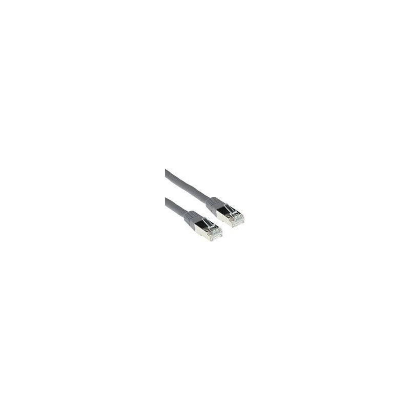 Cavo patch ACT grigio LSZH SFTP CAT6 da 15 metri con connettori RJ45.