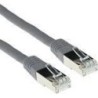 Cavo patch ACT grigio LSZH SFTP CAT6 da 15 metri con connettori RJ45.