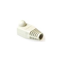 Guaina nera ACT RJ45 per cavo da 65 mm. Colore Nero Avvio cavo rj45 6