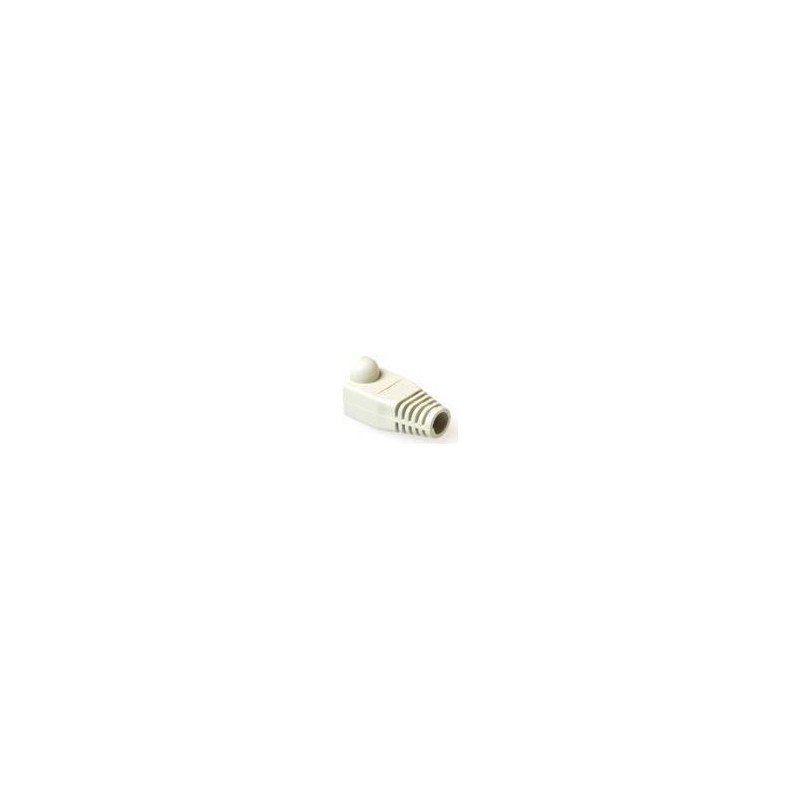 Guaina nera ACT RJ45 per cavo da 65 mm. Colore Nero Avvio cavo rj45 6