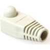 Guaina bianca ACT RJ45 per cavo da 65 mm. Colore Bianco Avvio cavo rj