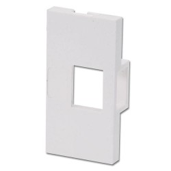 Lindy 60551 Placca copripresa e copri interruttori Bianco