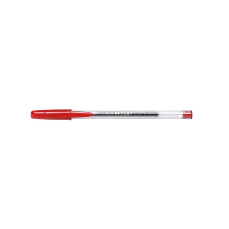 HI-TEXT 661 penna sfera punta media 1 mm Colore ROSSO 50 pz