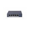 HIKVISION SWITCH L2 SMART MANAGED 4 GIGABIT RJ45 POE PORTS 1 GIGABIT 