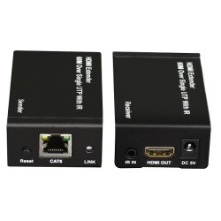 Kit TX-RX Extender HDMI 60MT UTP 1080p@60Hz POE