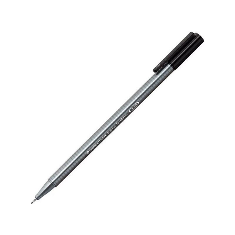 STAEDTLER Fineliner triplus nero larghezza del tratto triangolare 03 