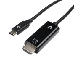 V7 V7UCHDMI-1M cavo e adattatore video USB Type-C 32 Gen 1 HDMI Nero