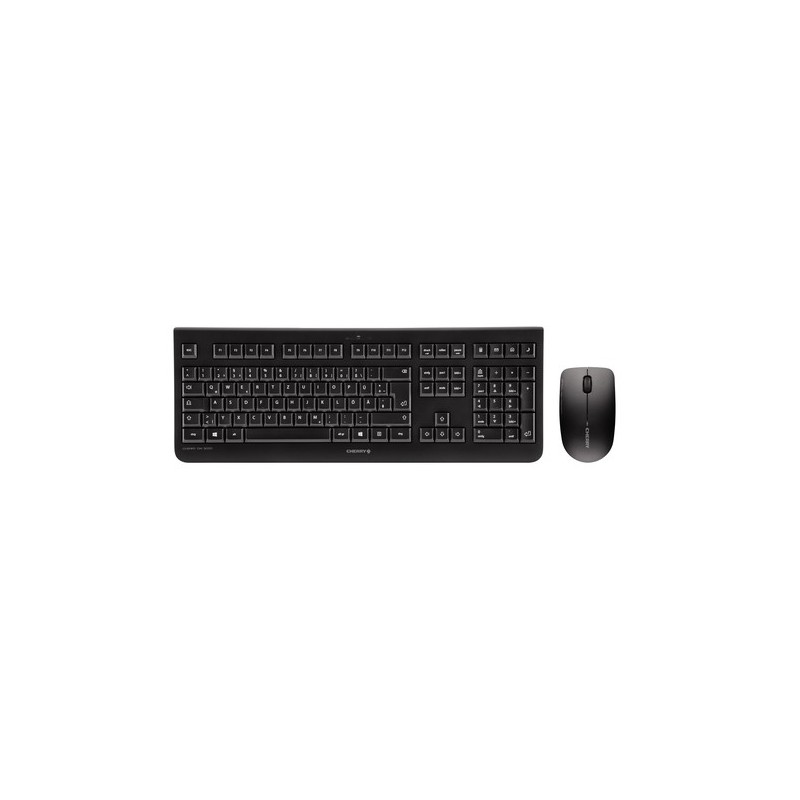 CHERRY DW 3000 tastiera Mouse incluso RF Wireless AZERTY Belga Nero