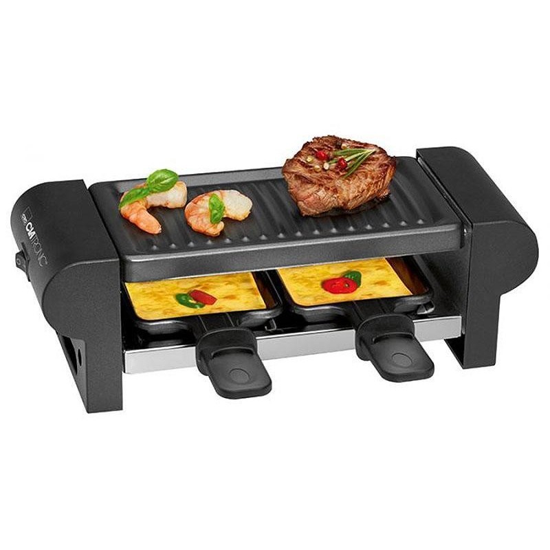 Griglia per raclette Clatronic per 2 persone RG 3592 nera