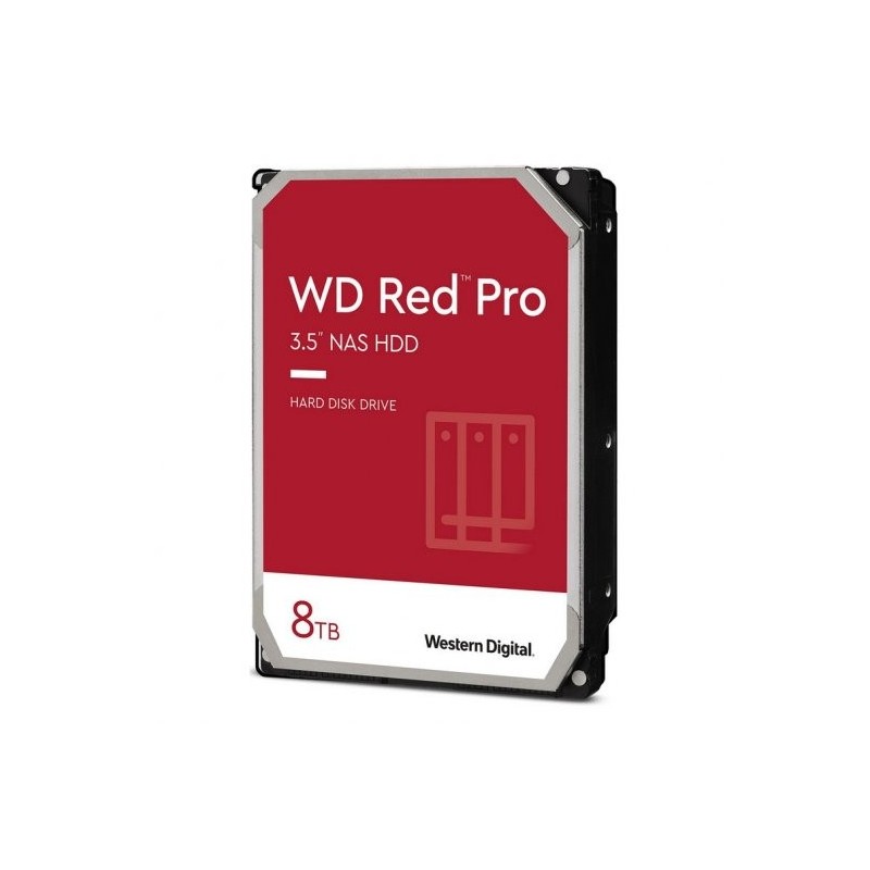 HD WD SATA3 8TB 35" RED PRO 7200RPM 256mb cache - NAS 8-16 SLOT HARD