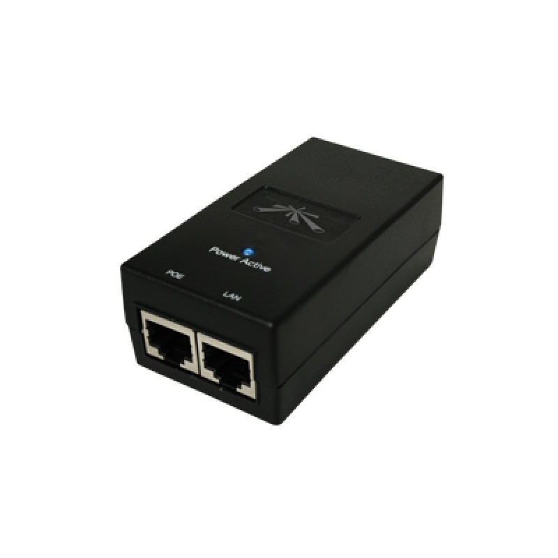 ADATTATORE POE INJECTOR UBIQUITI POE-24 POE INJECTOR24VDC 05A 12W