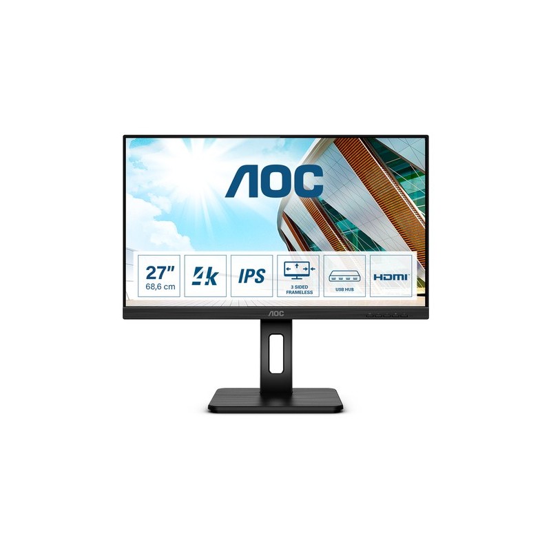 AOC P2 U27P2 LED display 686 cm 27" 3840 x 2160 Pixel 4K Ultra HD