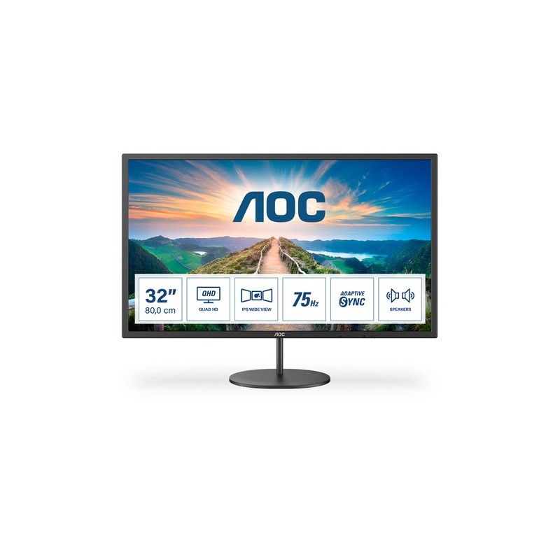 AOC V4 Q32V4 Monitor PC 80 cm 315" 2560 x 1440 Pixel 2K Ultra HD L