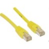 Cavo patch CAT6 05 m giallo S/FTP 2xRJ45 LSOH CU