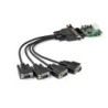 StarTech.com Scheda adattatore seriale PCI Express RS232 a 4 porte - 