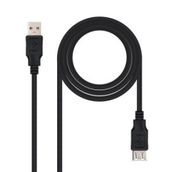 Nanocable 10010202-BK cavo USB 1 m USB 20 USB A Nero