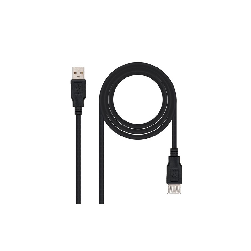 Nanocable 10010202-BK cavo USB 1 m USB 20 USB A Nero