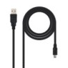 Nanocable 10010402 cavo USB 18 m USB 20 USB A Mini-USB B Nero