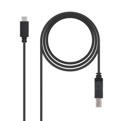 Nanocable USB 20 1m cavo USB USB C USB B Nero