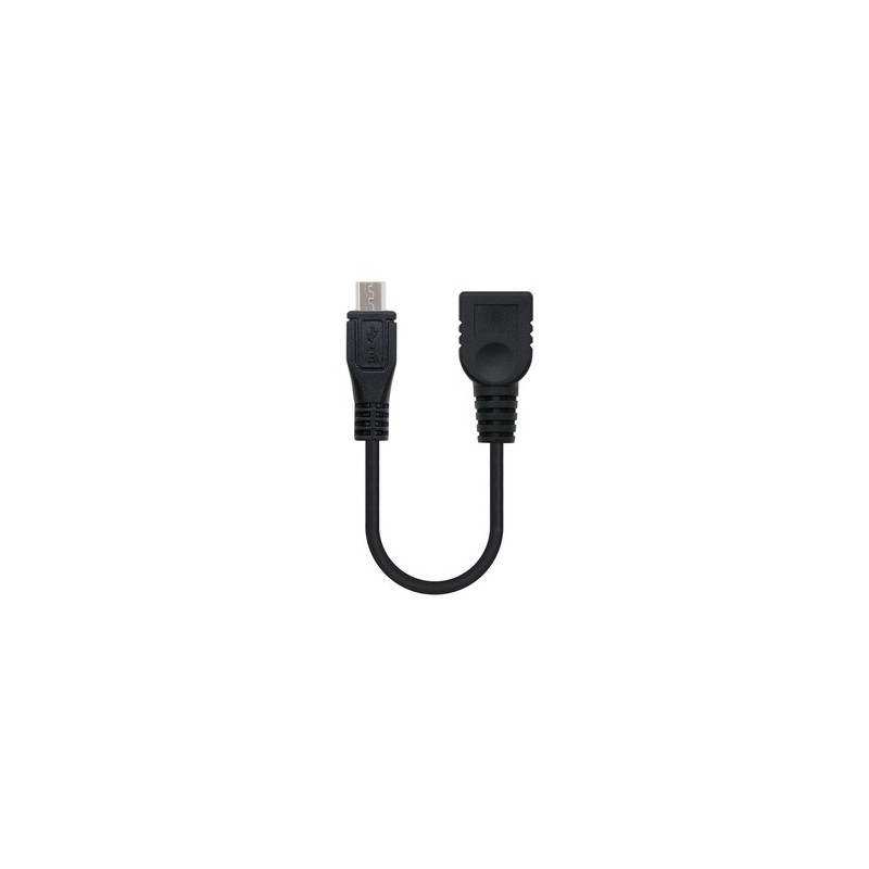 Nanocable 10013500 cavo USB 015 m USB 20 Micro-USB B USB A Nero