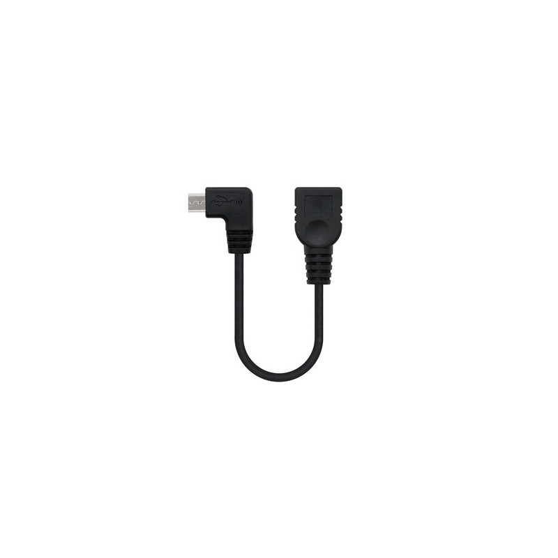 Nanocable 10013600 cavo USB 015 m USB 20 Micro-USB B USB A Nero