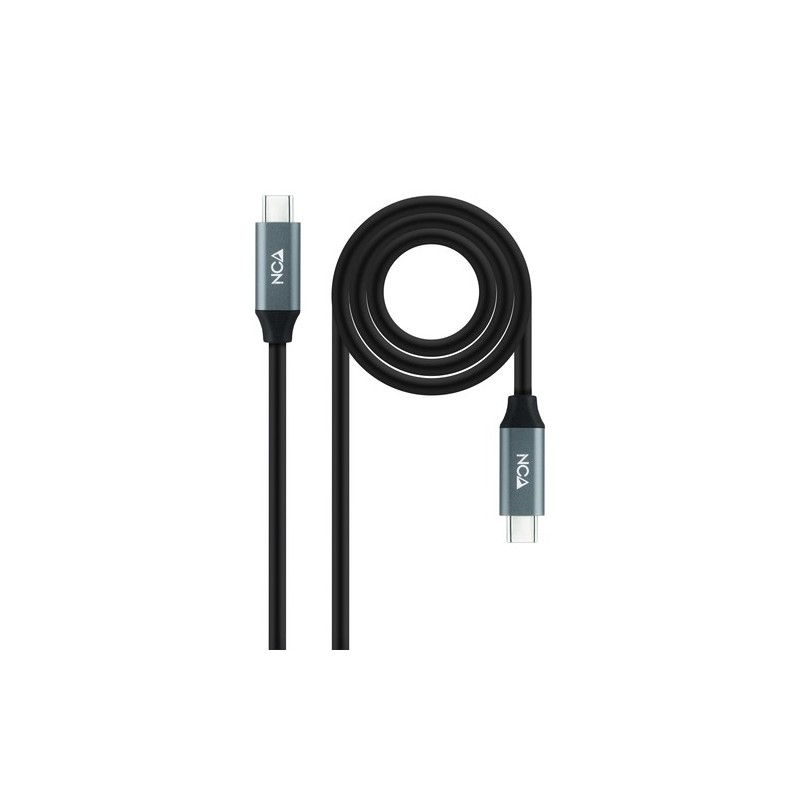 Nanocable 10014300 cavo USB 05 m USB4 Gen 2x2 USB C Nero