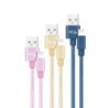 Nanocable 10100401-CO2 cavo Lightning 1 m Blu Oro Rosa