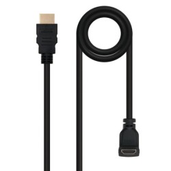 Nanocable 10153002 cavo HDMI 18 m HDMI tipo A Standard Nero