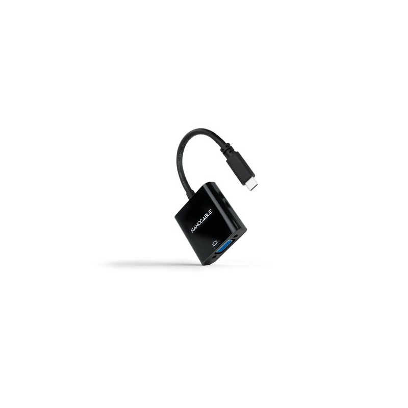 Nanocable 10164101-BK adattatore grafico USB 1920 x 1200 Pixel Nero