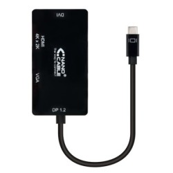 Nanocable 10164301-BK cavo e adattatore video 01 m USB tipo-C VGA