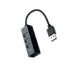 Nanocable 10164404 hub di interfaccia USB 20 Nero