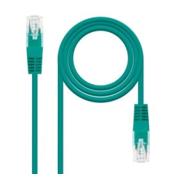 Nanocable 10200100-GR cavo di rete Verde 05 m Cat5e U/UTP UTP