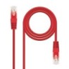 Nanocable 10200100-R cavo di rete Rosso 05 m Cat5e U/UTP UTP