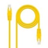 Nanocable 10200101-Y cavo di rete Giallo 1 m Cat5e U/UTP UTP