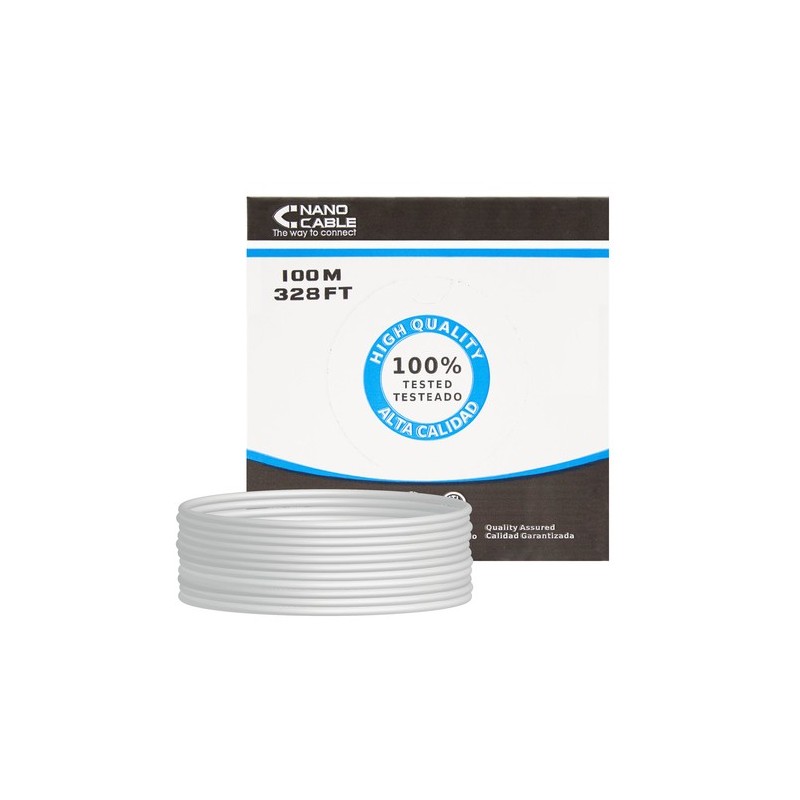 Nanocable 10200302-FLEX cavo di rete Grigio 100 m Cat5e U/UTP UTP