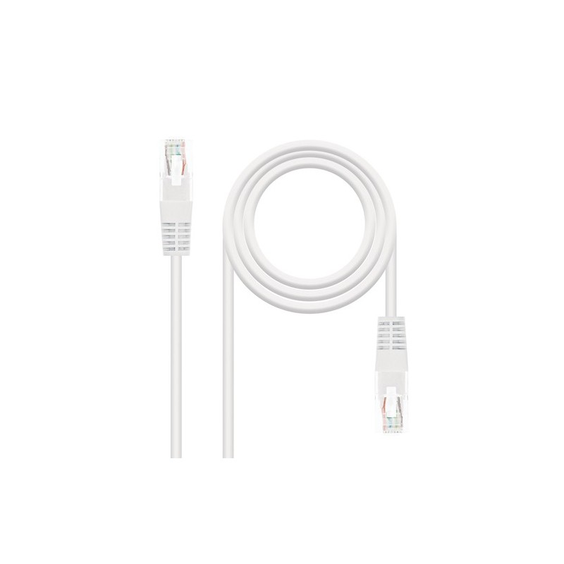 Nanocable 10200401-W cavo di rete Bianco 1 m Cat6e U/UTP UTP