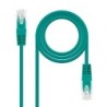 Nanocable 10200403-GR cavo di rete Verde 3 m Cat6e U/UTP UTP