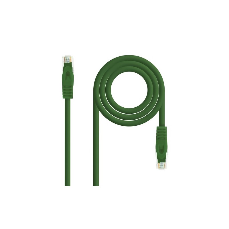 Nanocable 10201800-GR cavo di rete Verde 05 m Cat6a U/UTP UTP