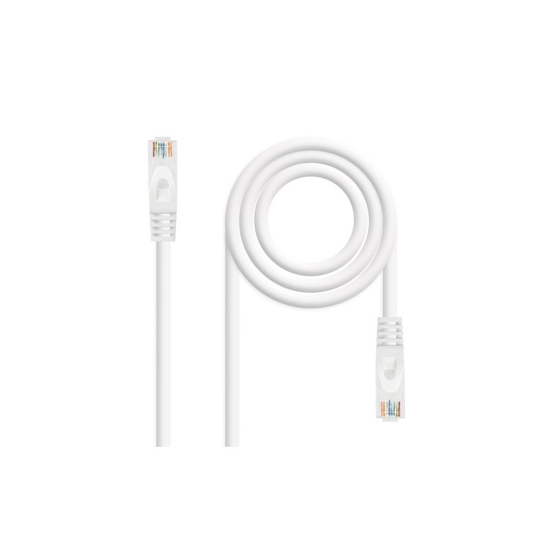 Nanocable 10201800-W cavo di rete Bianco 05 m Cat6a U/UTP UTP