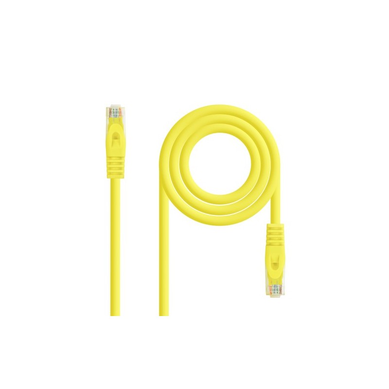 Nanocable 10201800-Y cavo di rete Giallo 05 m Cat6a U/UTP UTP